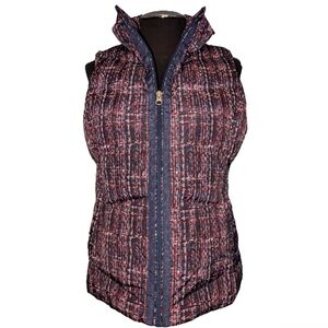 Lands End Silver Premium Down 600 Hyper Dry Puffer Vest, Size Small (6-8)